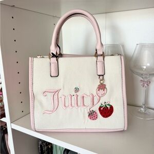 Juicy Couture “Berry Sweet” Pink and White Women's Bag